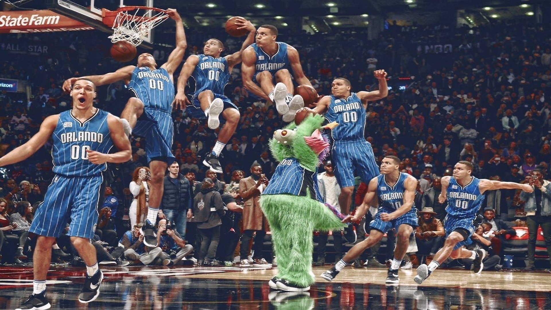 C9不断突破！，穆古鲁扎连续十五场比赛得分超过比赛规则变更观众掌声雷动